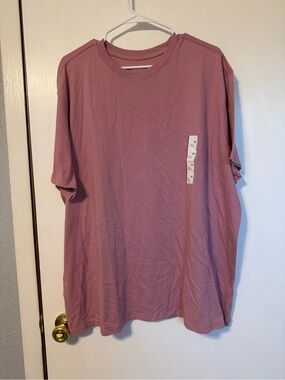 Goodfellow & Co Short Sleeve Crew Tee in Mauve Pink